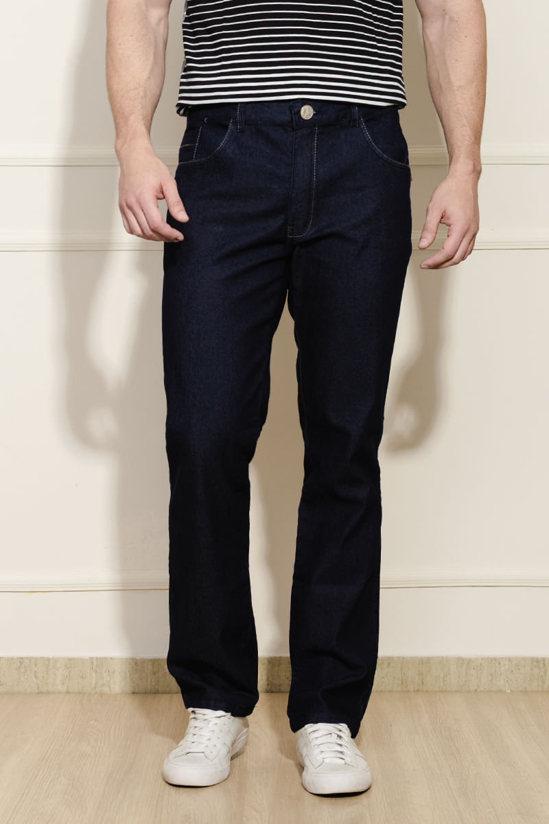 Calca-Jeans-Reta-Masculina---Azul