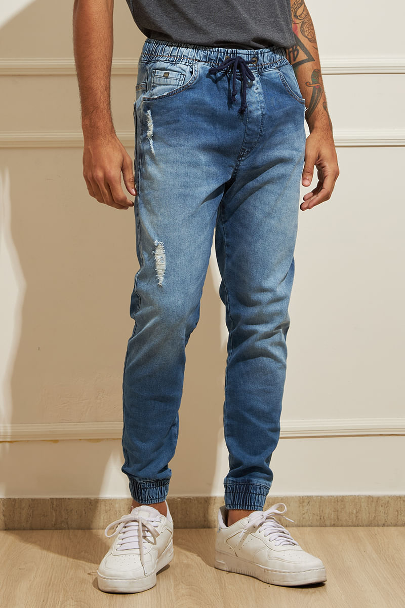 Calca-Masculina-Jogger---Azul