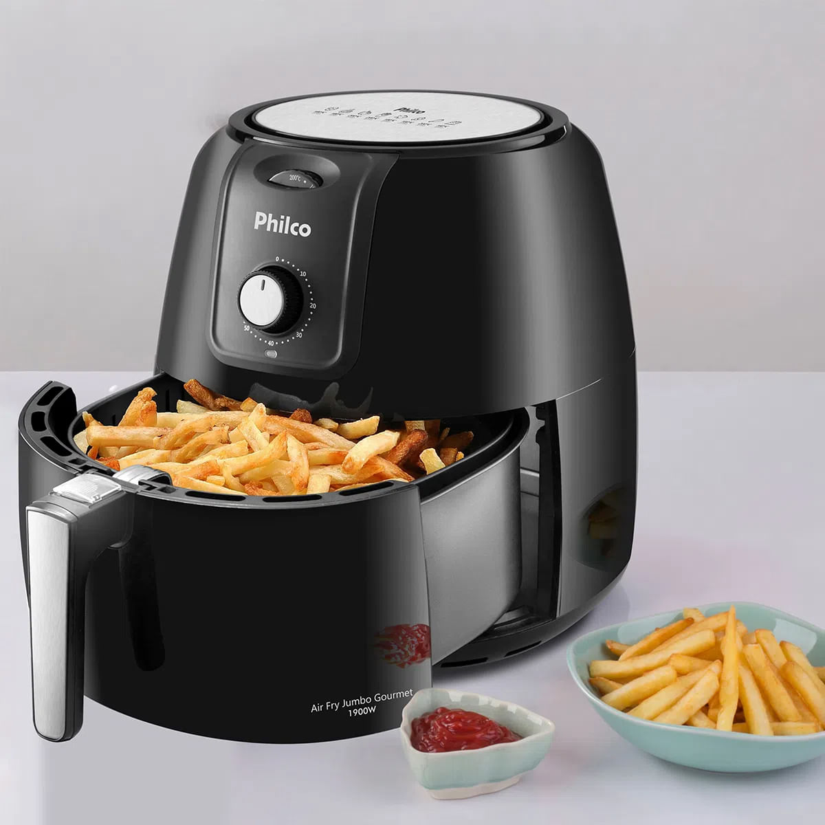 Fritadeira-Air-Fryer-Philco-Gourmet-PFR13P-81-Litros-127v