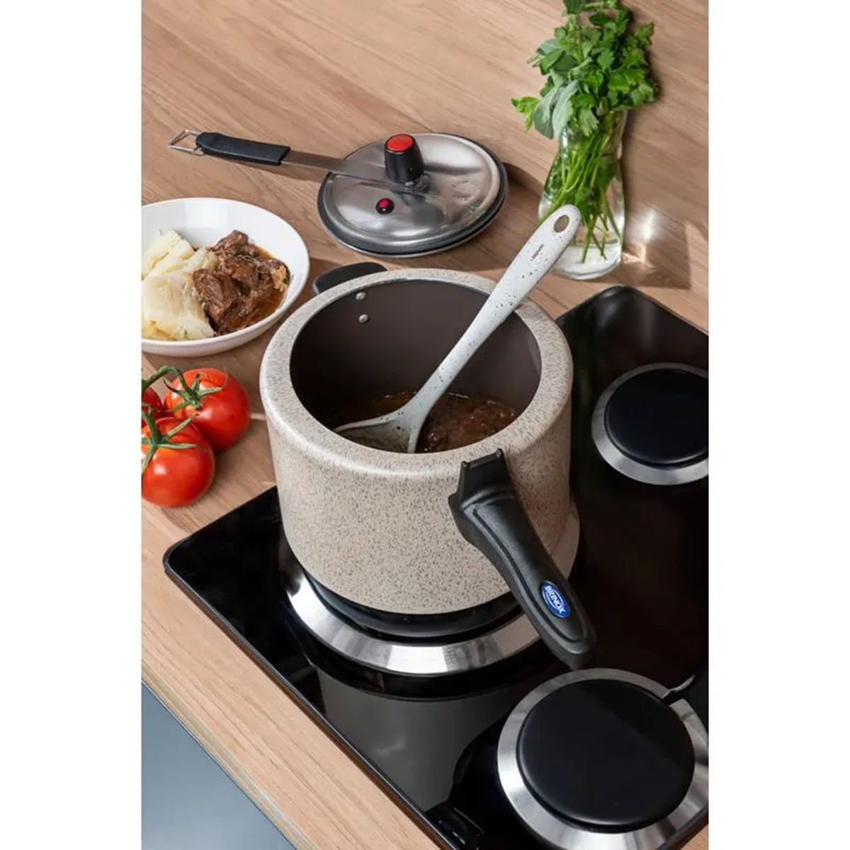 Panela-de-Pressao-20-cm-45-L-Revestimento-Ceramico-Mineral-Vanilla-Brinox-