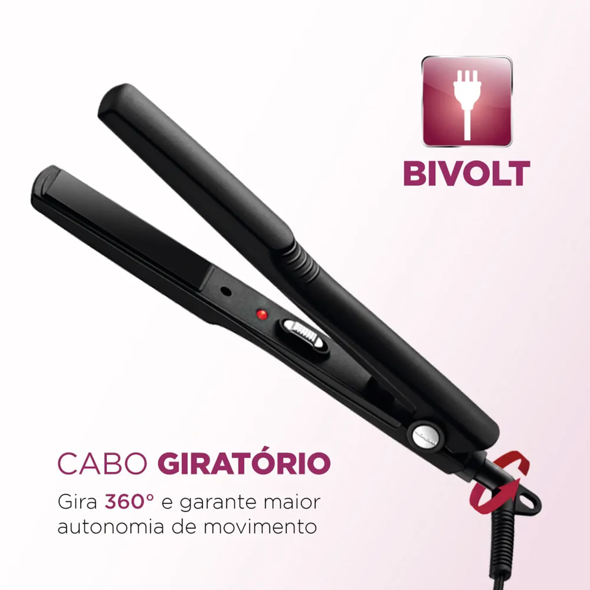 Prancha-Alisadora-Mondial-Tourmaline-Ceramic-P-15-Bivolt-Preta
