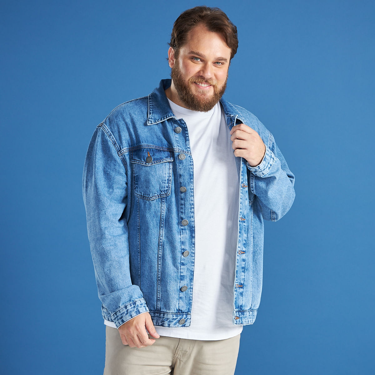 【HOMME PLUS】 Tailored jacket 90aw Jaqueta Bomber Dupla Face Plus Size - Estilo Versátil e Conforto - KLA