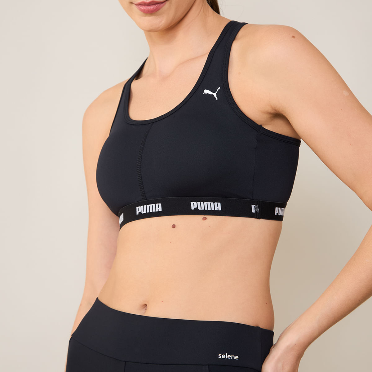 Top Esportivo com Elástico Preto Puma | Montreal Moda e Casa