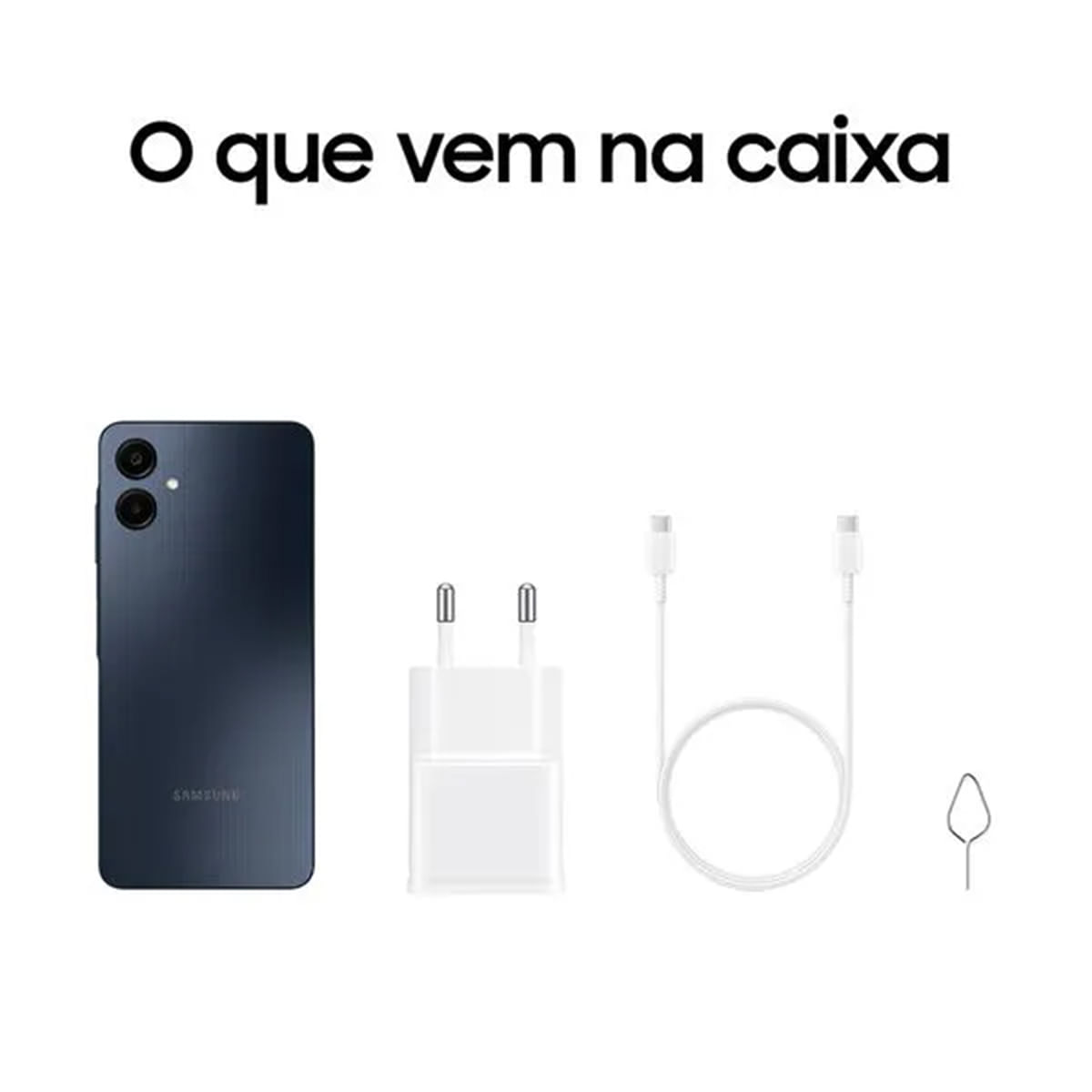 Samsung Galaxy A06 4＋128GB アンドロイド16 中古美品 Smartphone Galaxy A06 4GB RAM 4G 128GB SM-A065MZKRZTO Azul Escuro